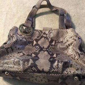 Michael Kors Snake Skin Handbag